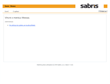 Tablet Screenshot of download.sabris.com